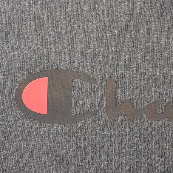 CHAMPION Sweatshirt Unisex Large US L Champion Crewneck Sweatshirt Gray Grey - Picture 9 of 13